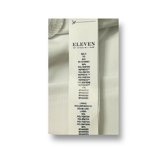 EleVen XL White Skort Built-In Shorts Golf Tennis Stretch Activewear Preppy NWT - Picture 4 of 12